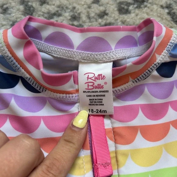 Ruffle butts swimsuit size 18-24 months - Picture 2 of 6